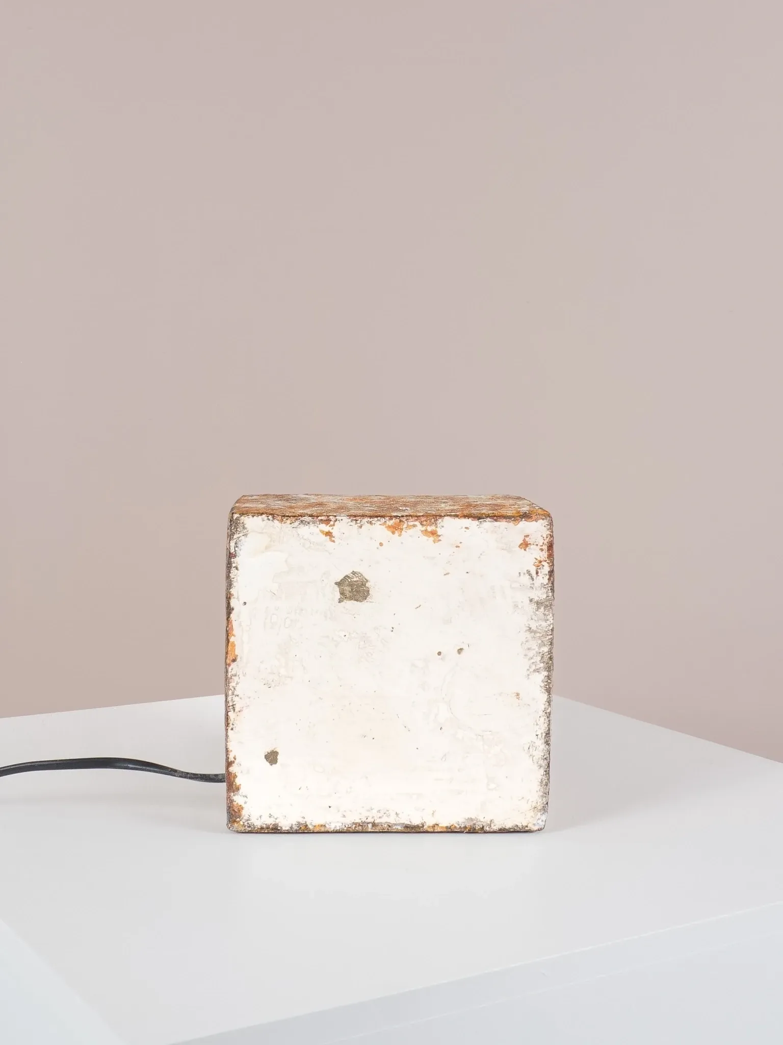 Vintage sculptural ceramic lamp, France, Mid-century, around 1960