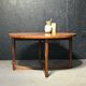 Mid-century round teak collection Starburst coffee table by Tom Robertson for McIntosh