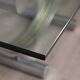 VINTAGE METAL, BRASS, AND GLASS TABLE BY RENATO ZEVI, 1970S