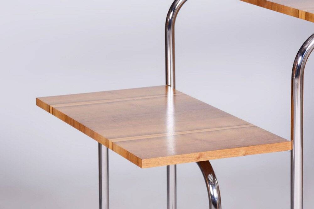 Czech Bauhaus Walnut Writing Desk by André Lurcat, 1930s