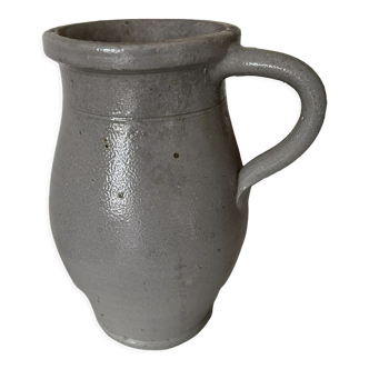 Vintage grey glazed pitcher