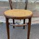 4 curved wood chairs Fischel Nr 14