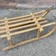old Alsace sled sleigh Christmas decoration