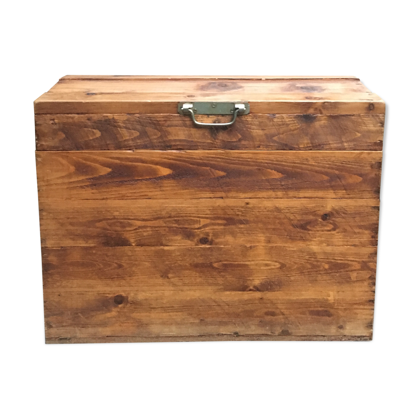 Coffre malle en bois