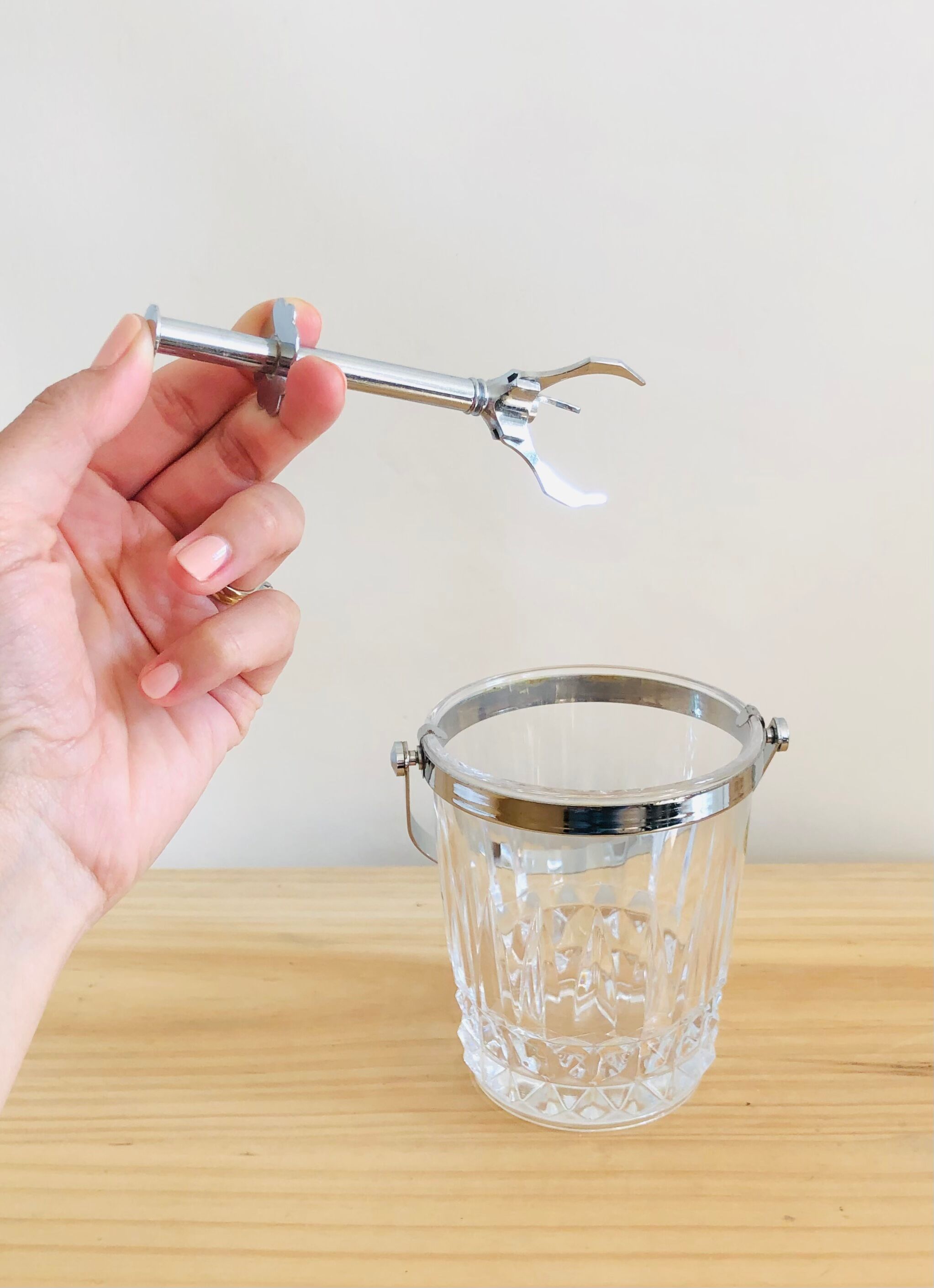 Vintage ice bucket Cristal d'Arques