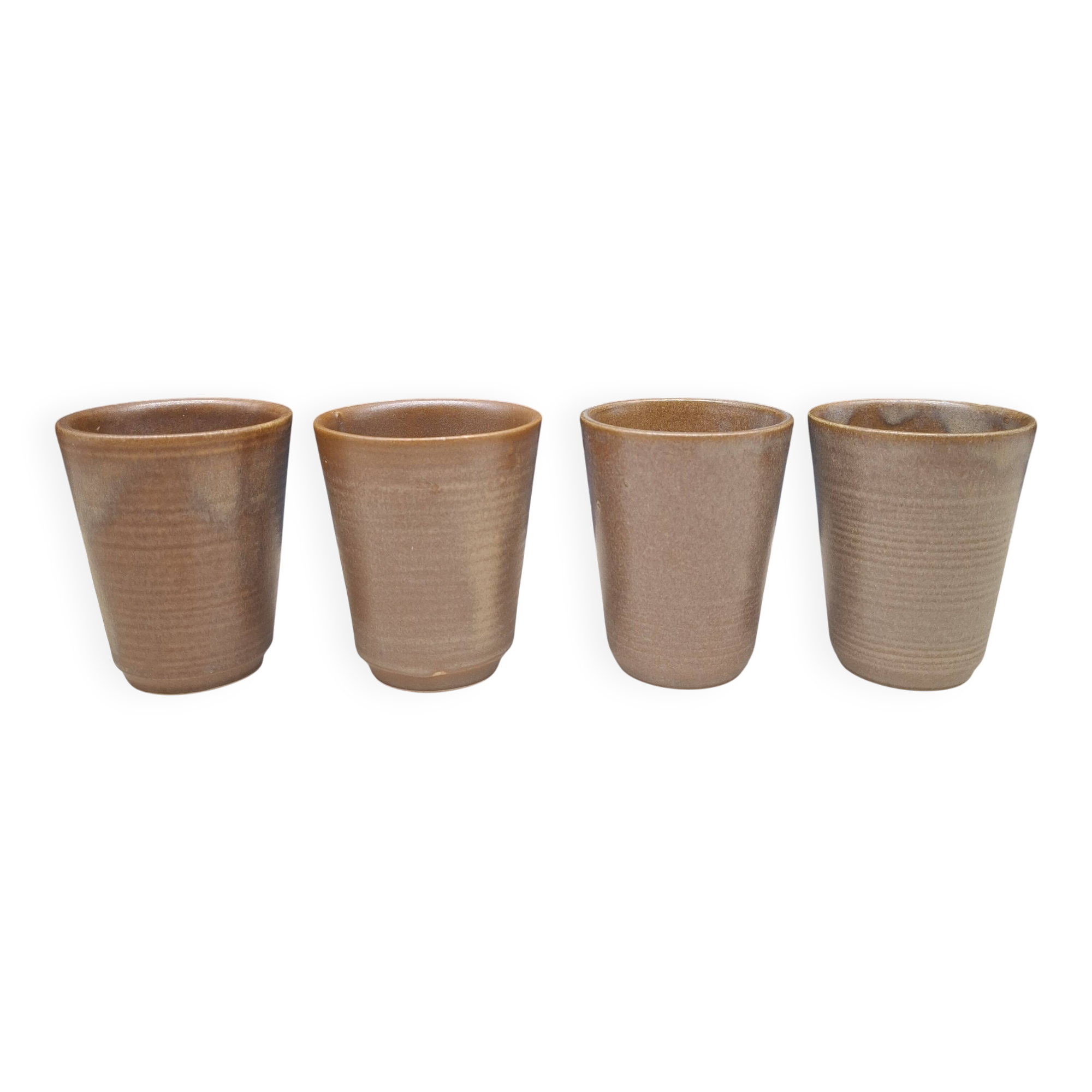Set of 4 Digoin stoneware cups and tumblers 2