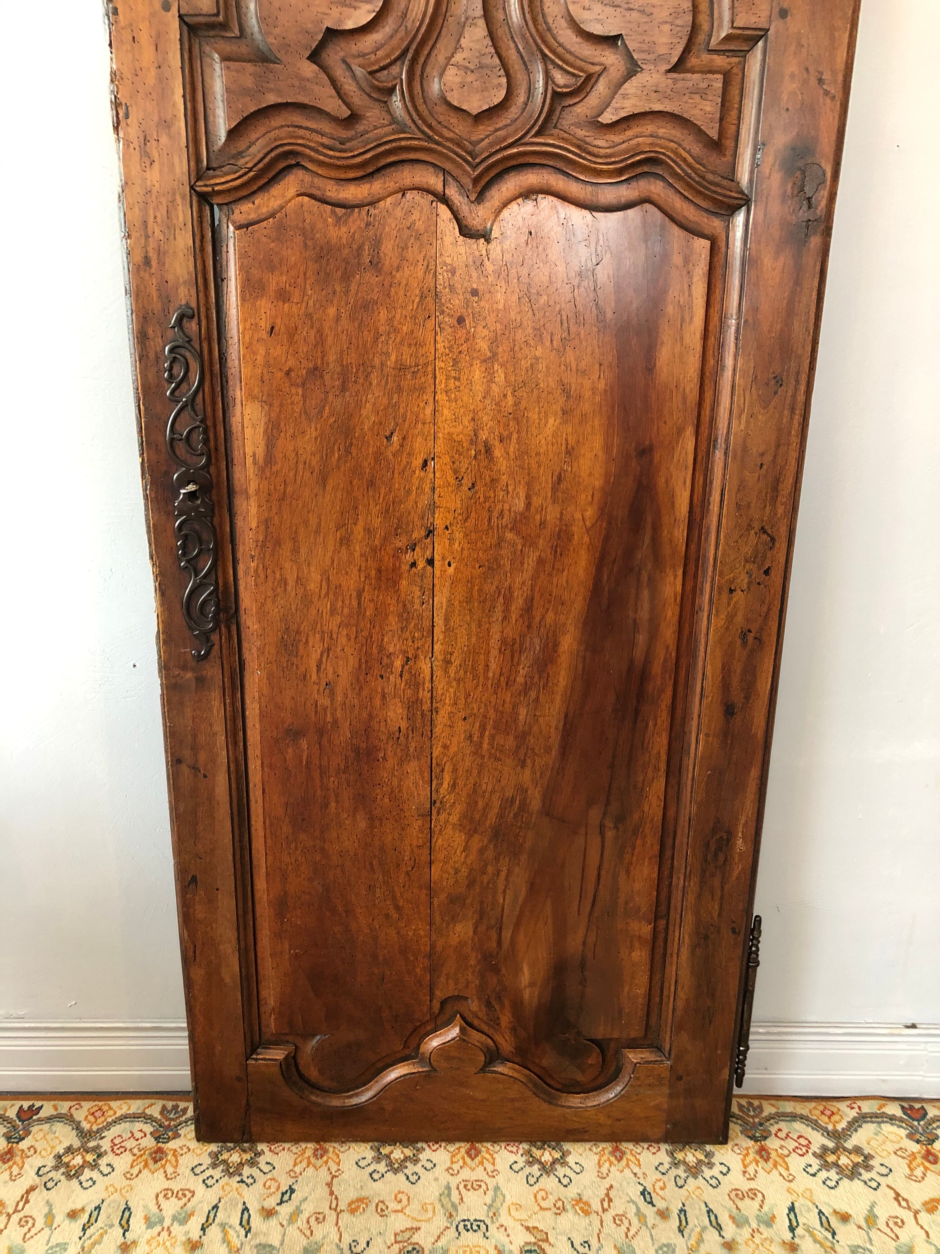 Oak door, 19th century