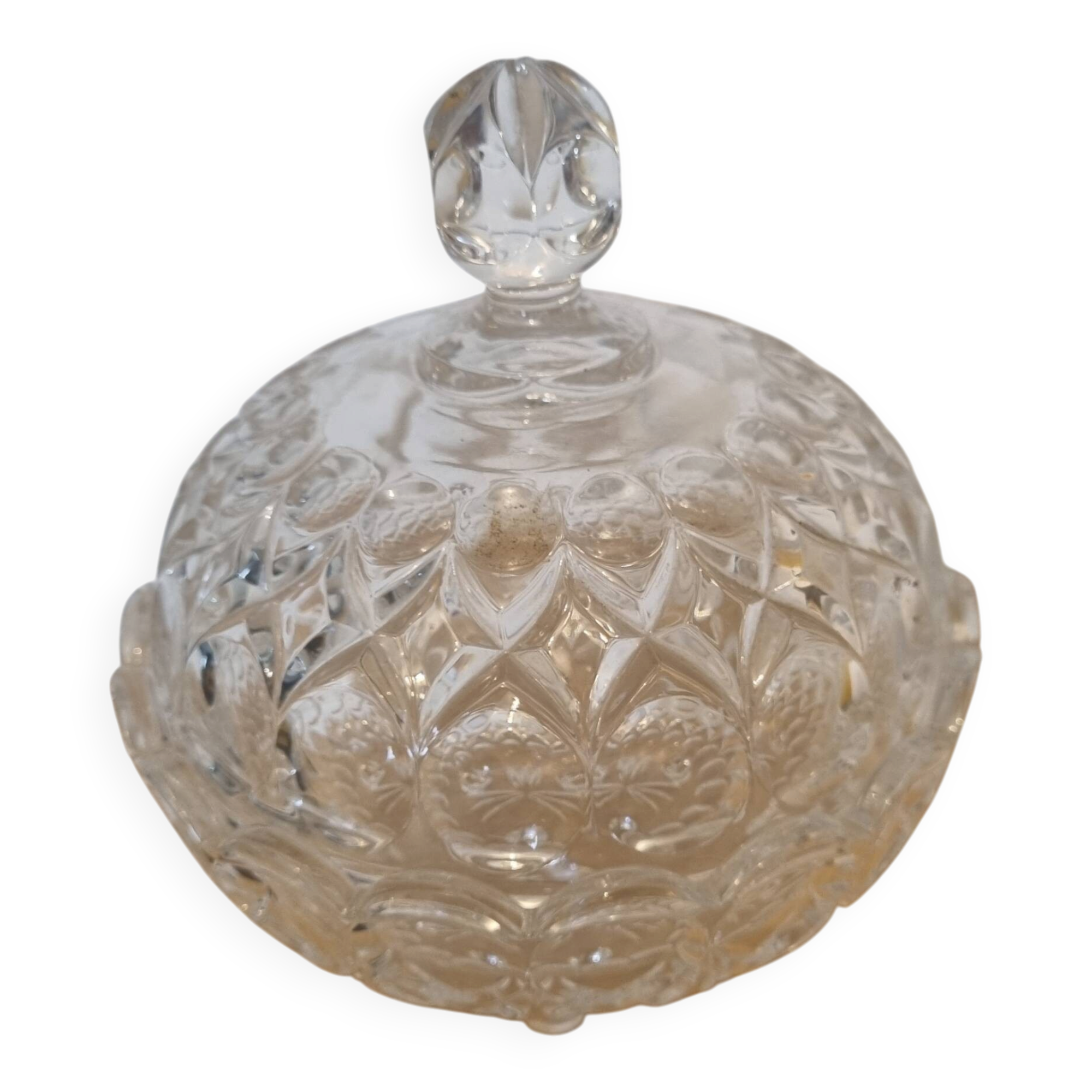 Bonbonnière en verre de 1980