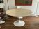 Saarinen Knoll table in white marble