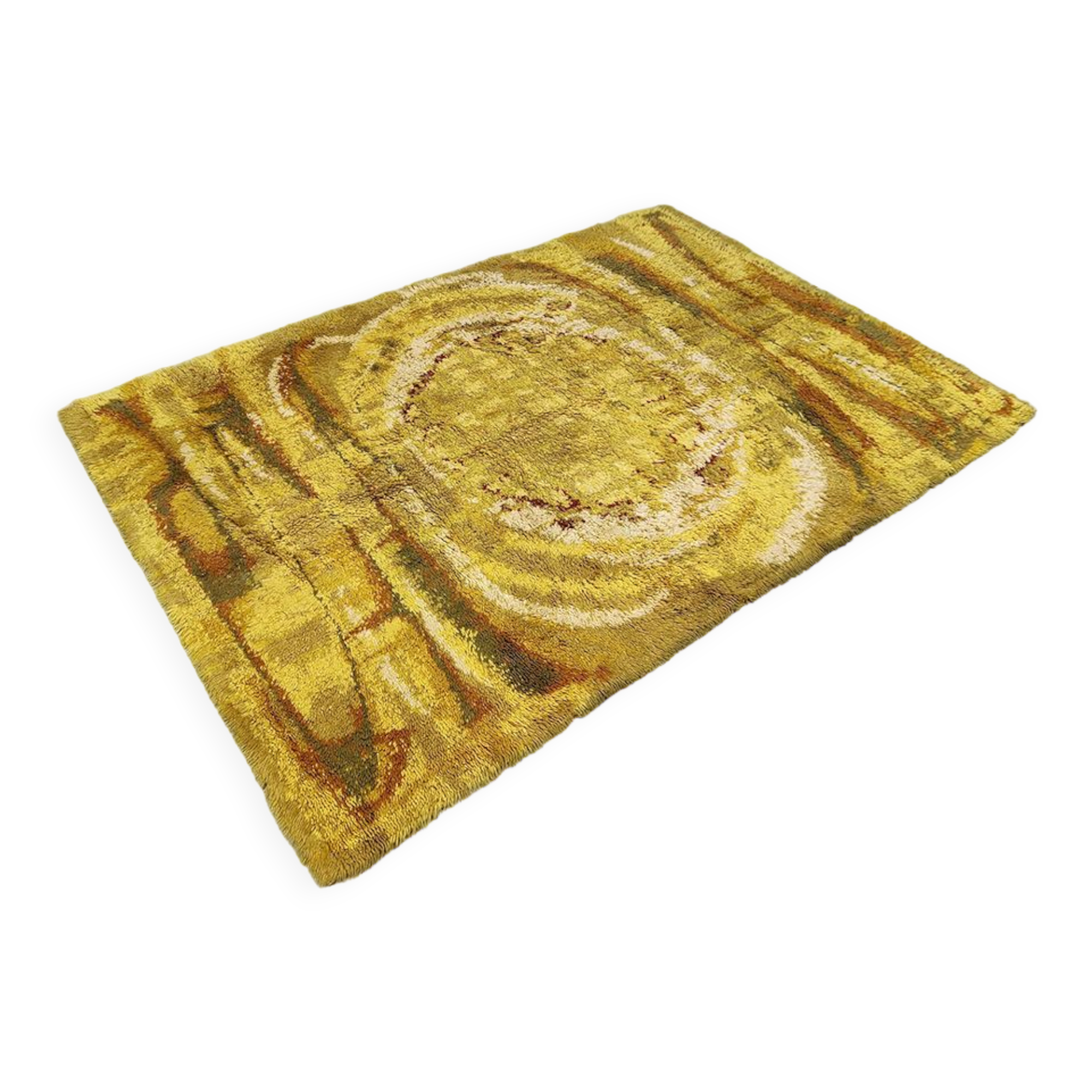 Tapis suédois design vintage 'Psychédélique'