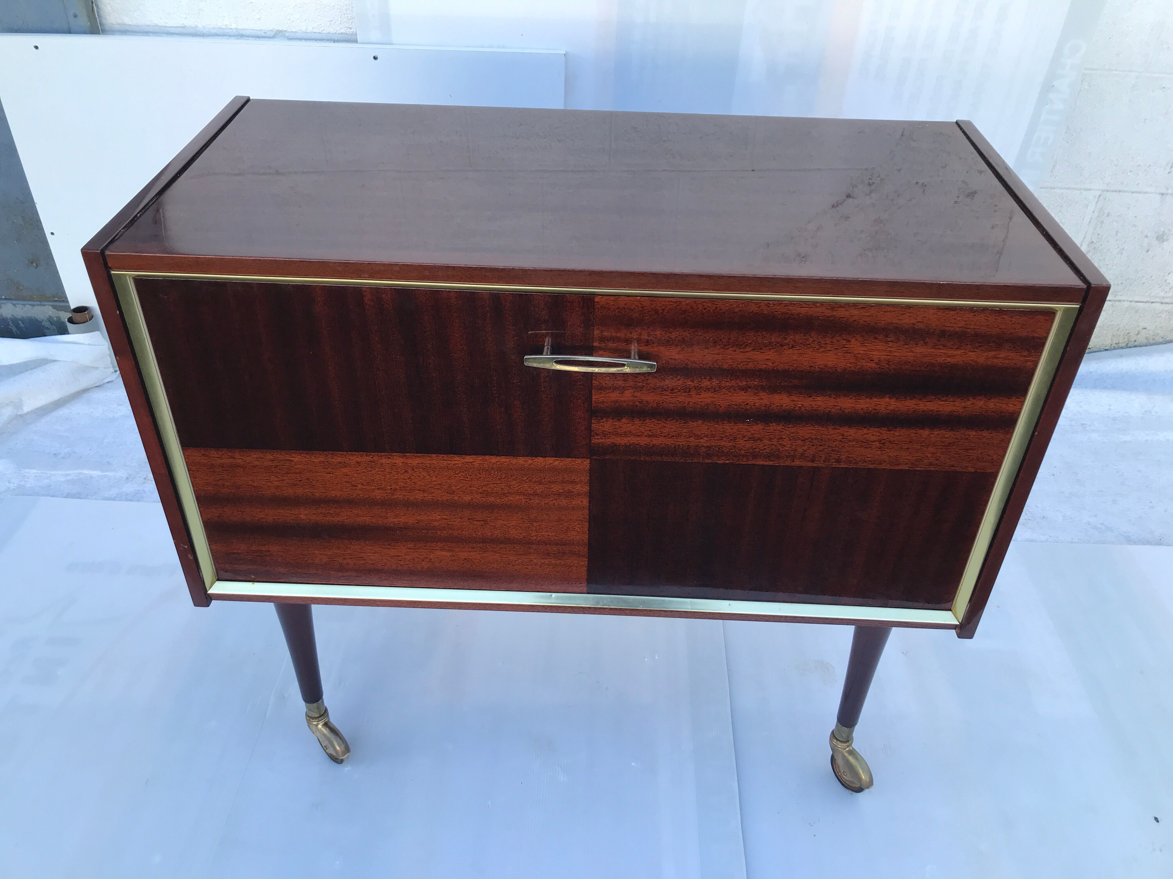 Illuminated bar furniture 70s