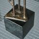 Abstract Bronze Sculpture by Jetty Homan, Netherlands, 1972