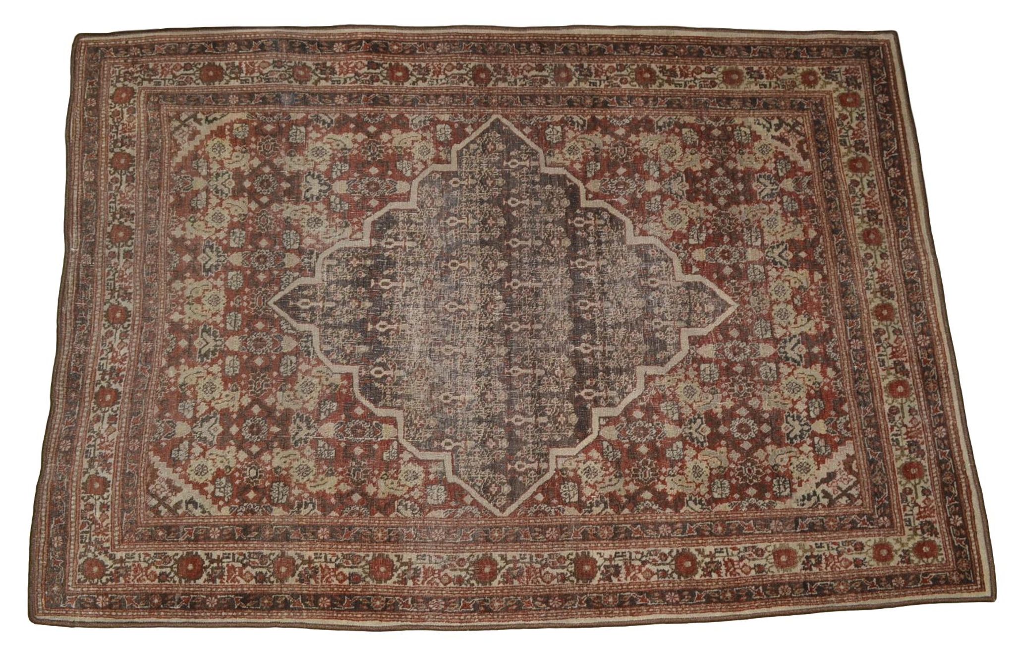 Carpet persian tabriz "hadji jalili" 123 cm x 183 cm, end of the 19 th century