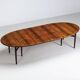 Arne Vodder oval dining table model 212 in rosewood Sibast Denmark 1960