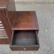 Asian-inspired staircase furniture in solid teak from the 1980s.