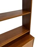 Vintage Wall Cabinet Bookcase Swedish Design 1960s