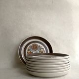 Set of 8 Langley "Mayflower" Dessert Plates