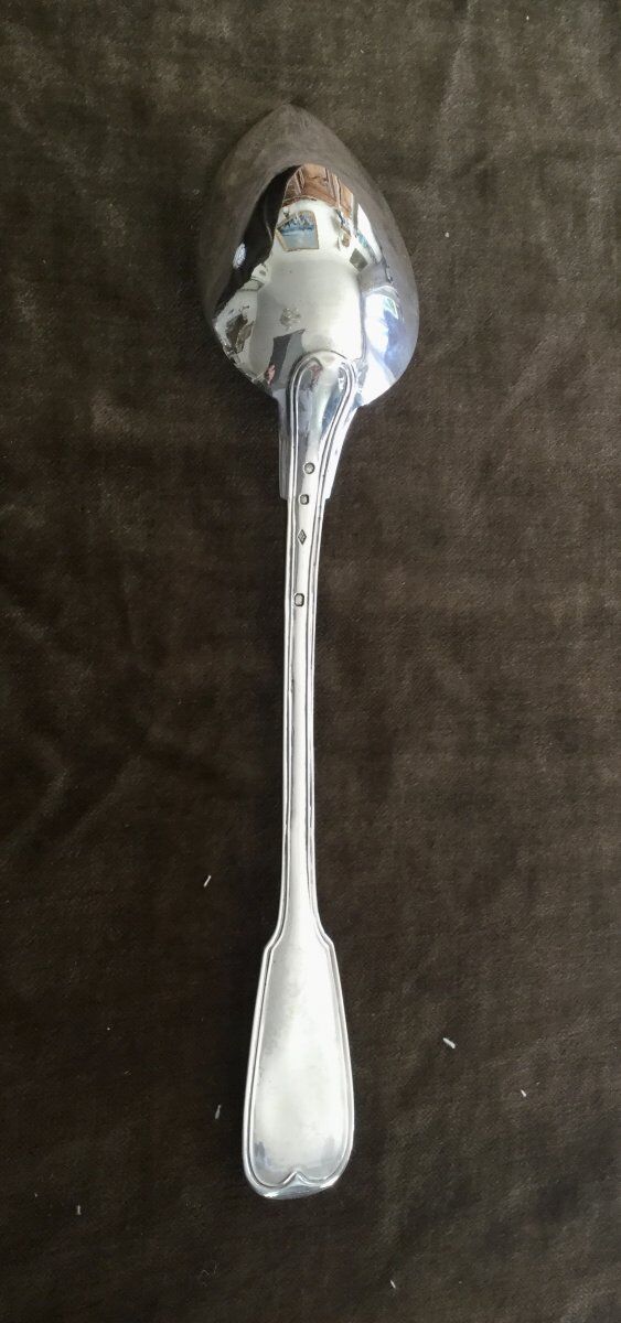 Silver stew spoon