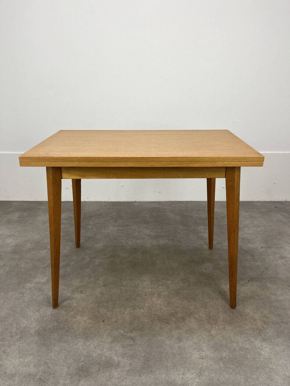 Compass leg table, 1950s, vintage.