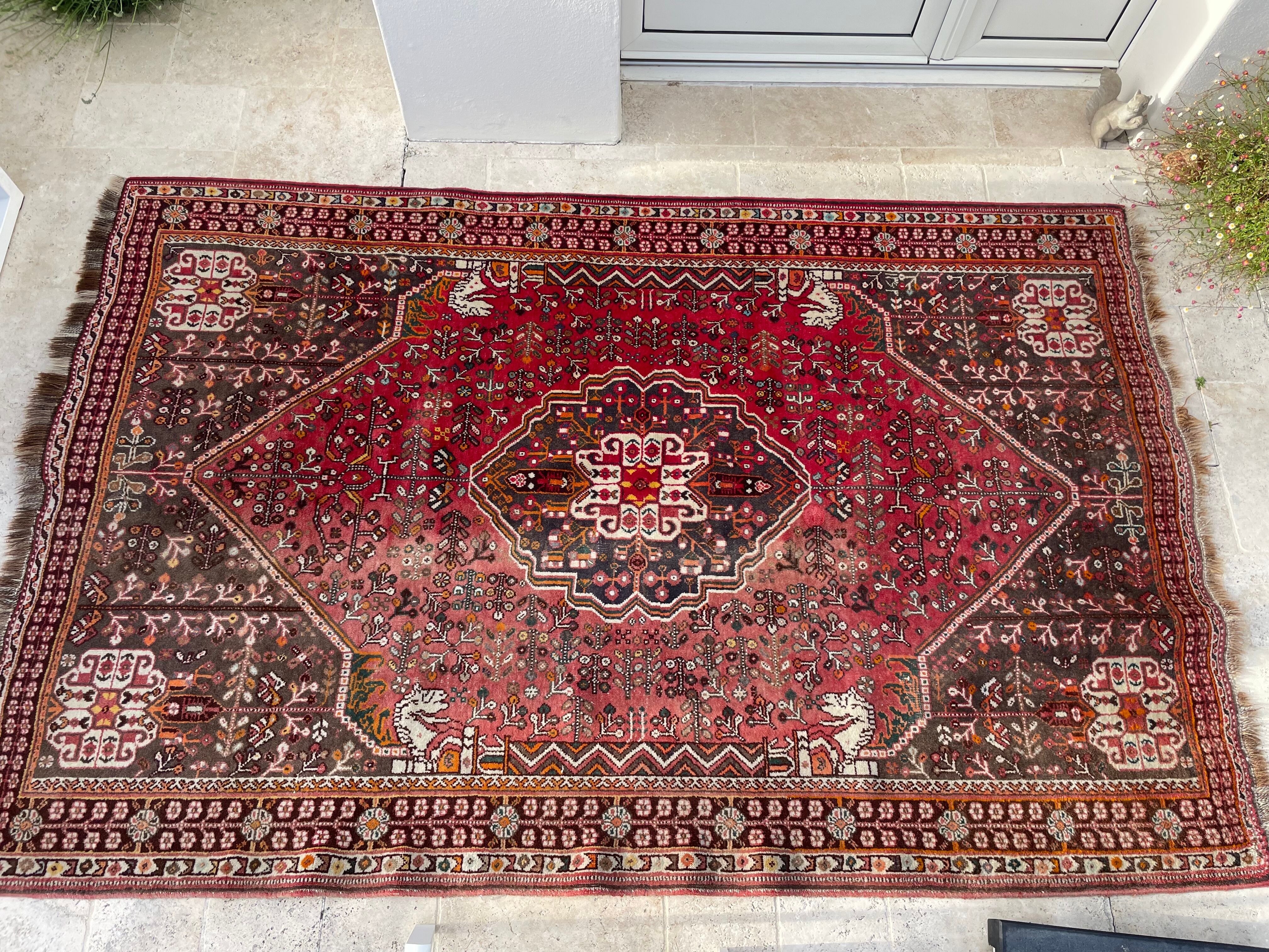 Handmade Iranian carpet 100% wool – 158 x 244 cm (image 1)
