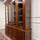 Classic English Bookcase with Glass Doors