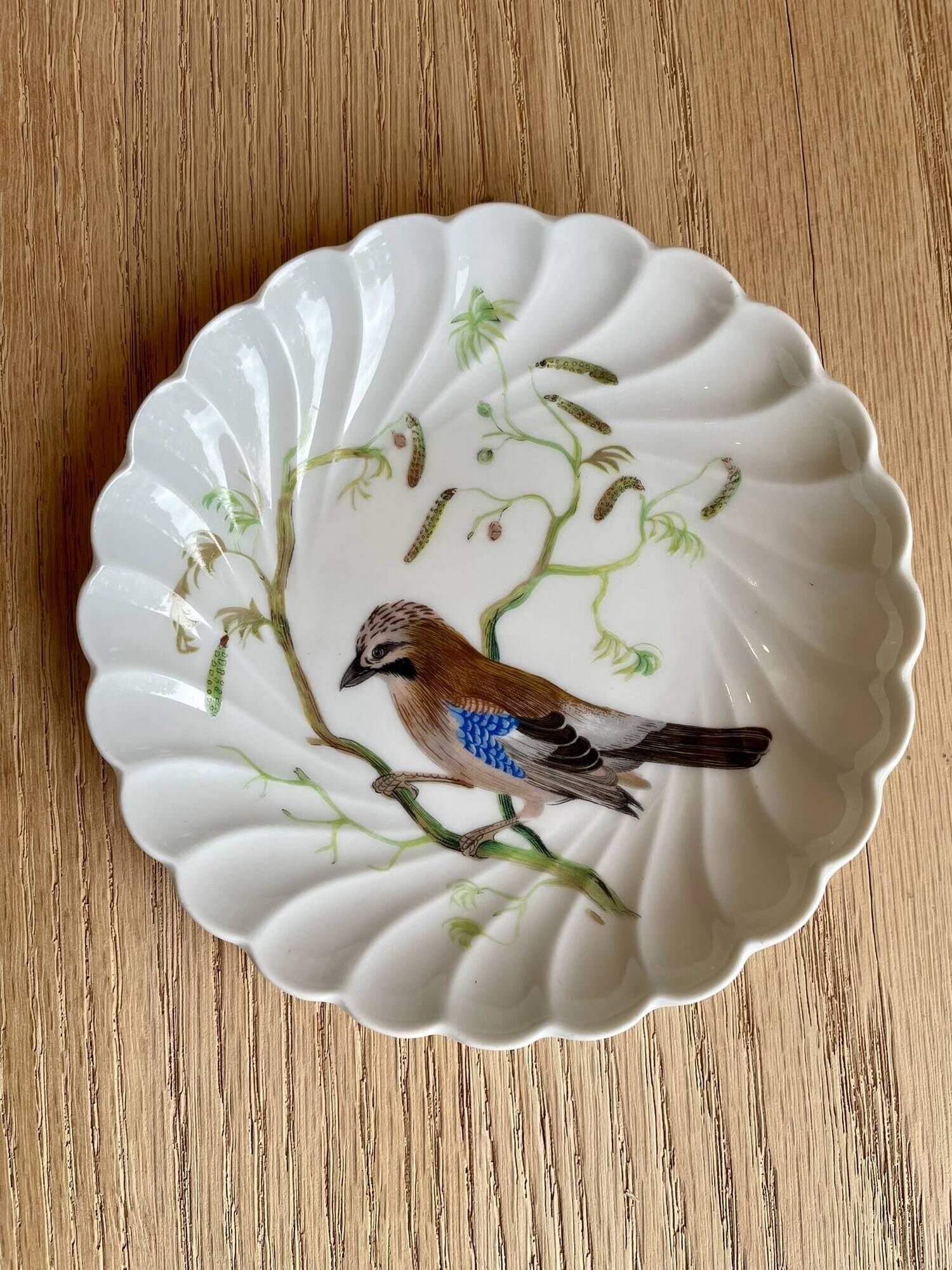 3 small plates / bowls in Limoges Haviland porcelain – Bird design