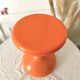 Robur Sgabello Americano stool orange plastic vintage 70s