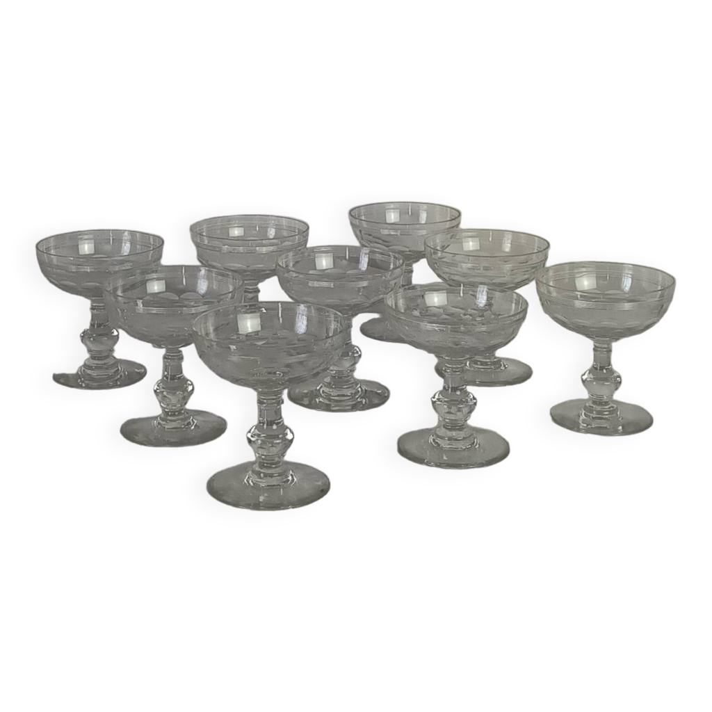 Verre à Vin Baccarat Modèle Chauny En Cristal - Vendu à L'unité - Très Bon état