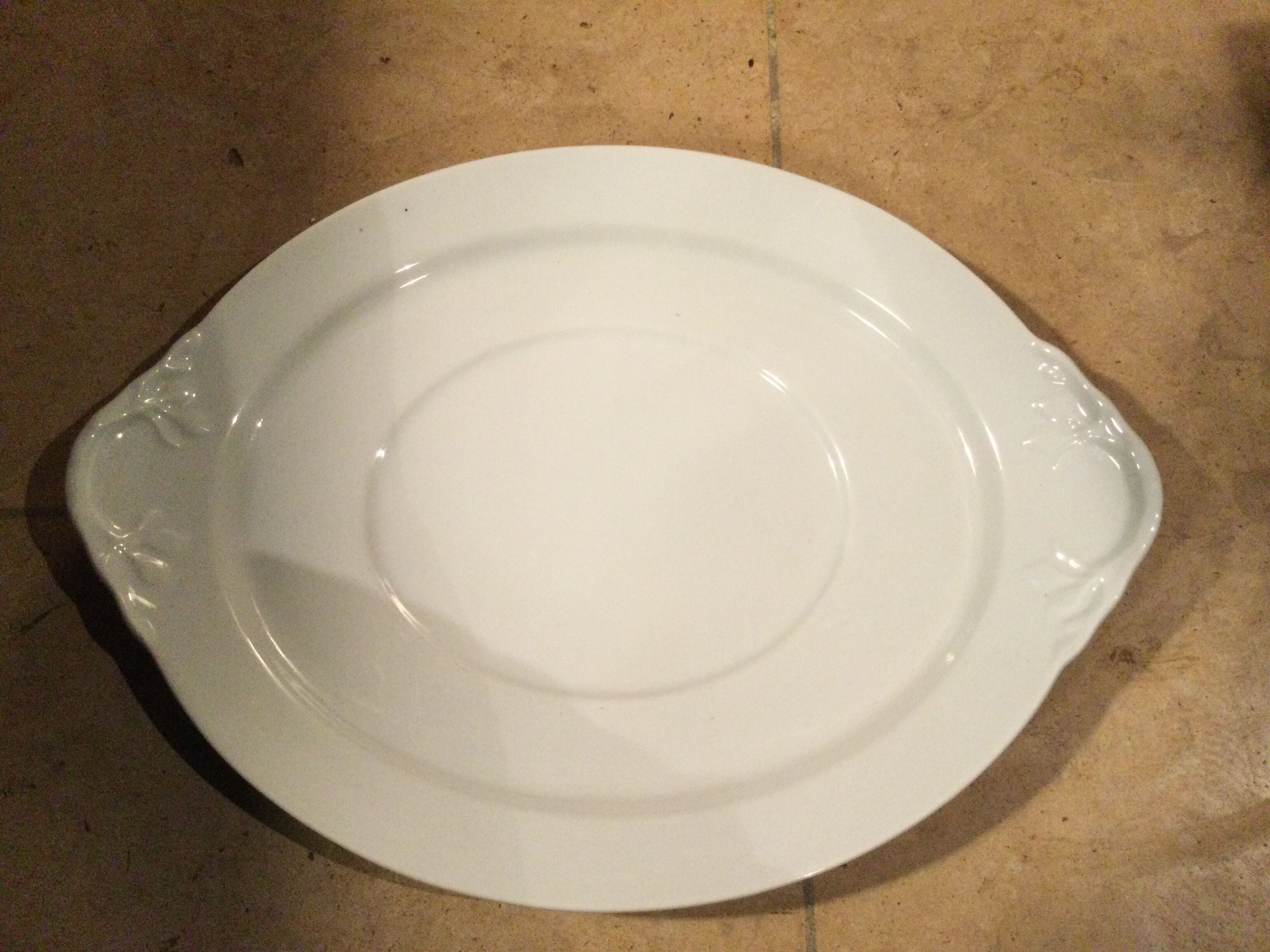 Large antique porcelain dish