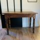 solid oak farmhouse table