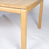 Coffee table of beech wood and with extension leaf of danish design by Rubby Furniture