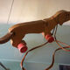 Wooden dog to pull