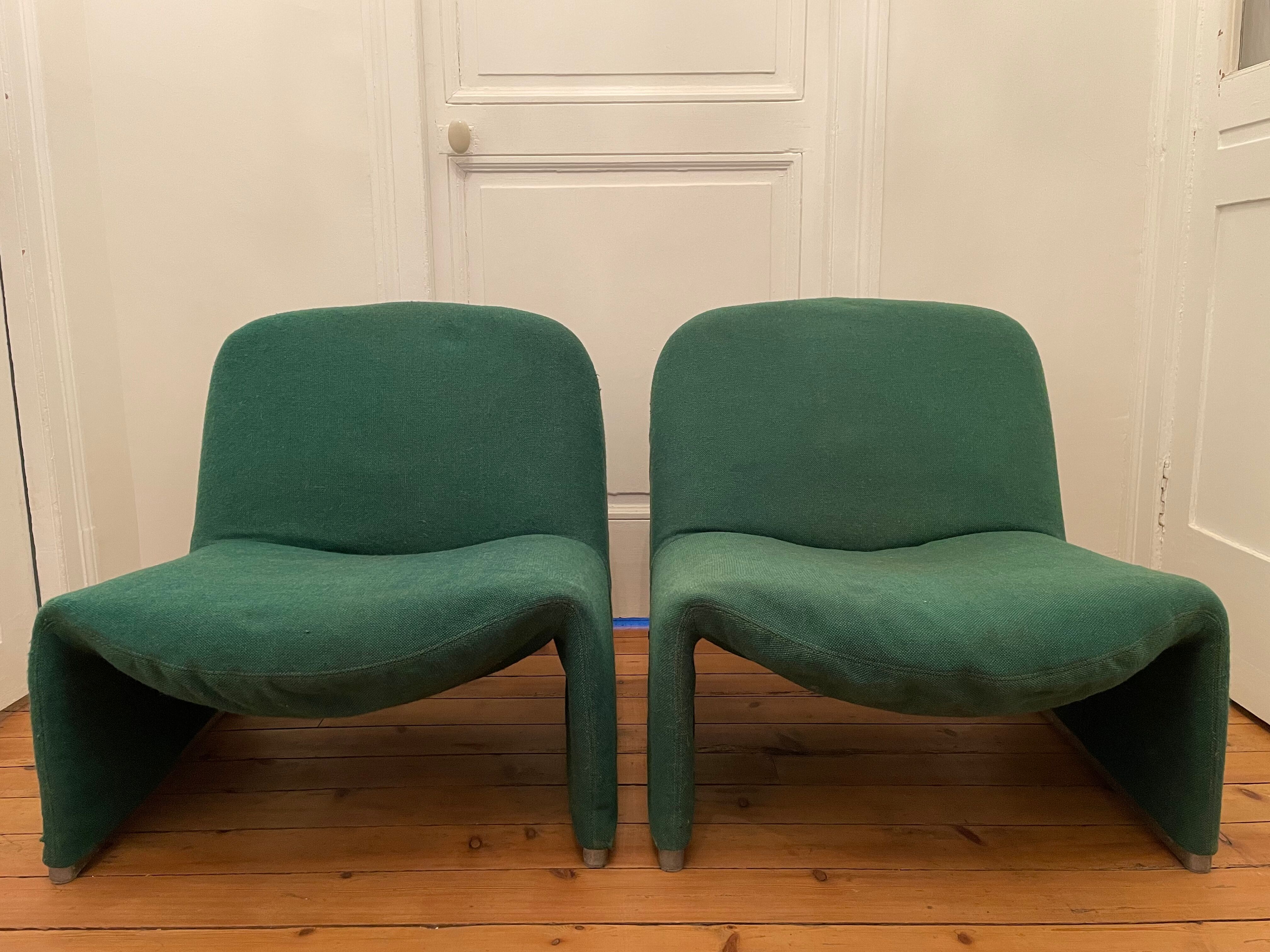 Pair of Alky armchairs by Giancarlo Piretti for Castelli