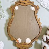 Vintage baroque style gold resin mirror