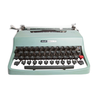 Machine à écrire Olivetti Lettera 32 révisée et ruban neuf