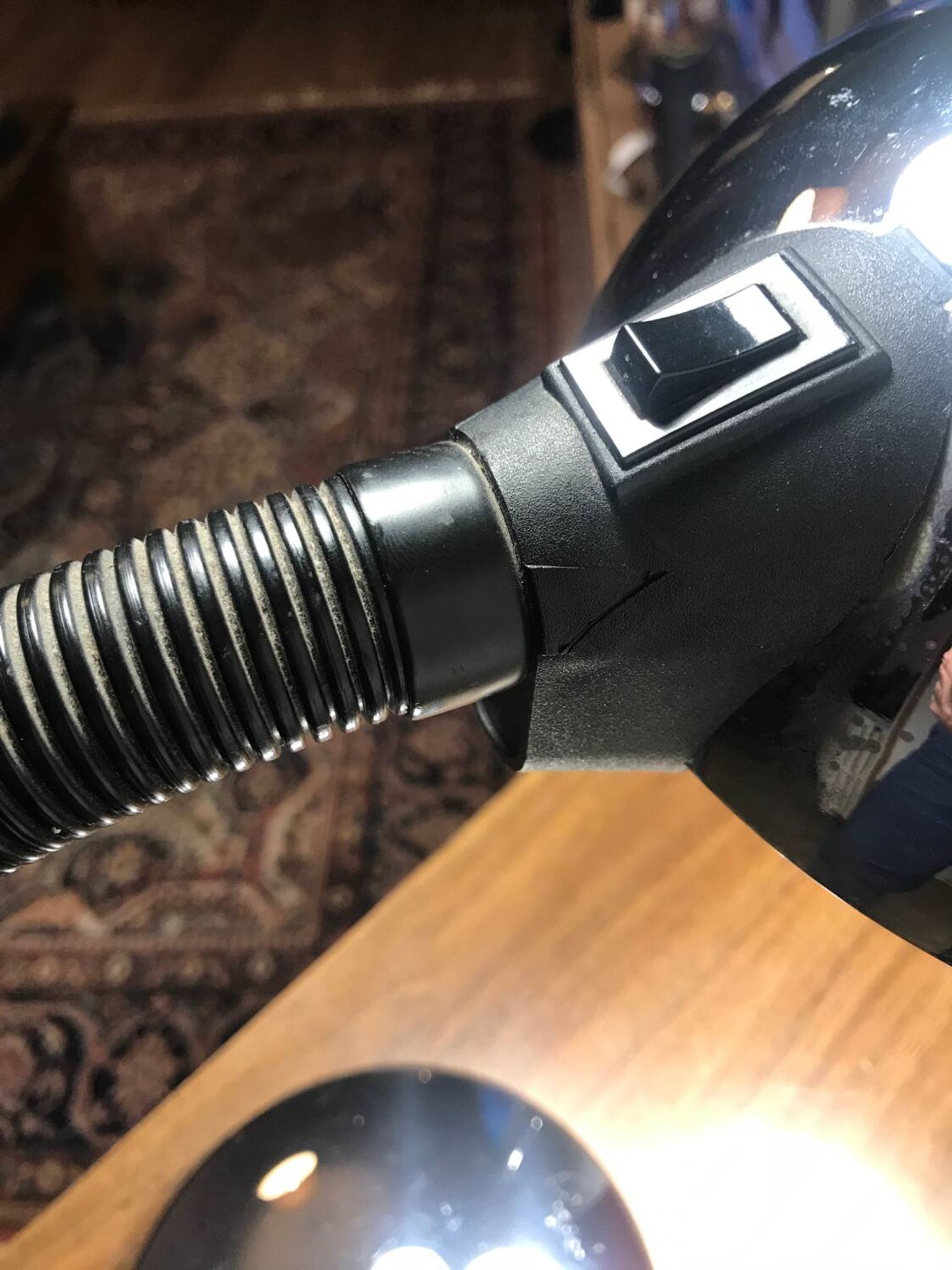 Lampe cobra chromée années 70
