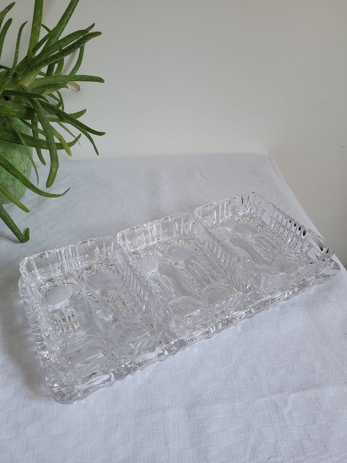 Servant / Crystal serving tray