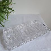 Serviteur / Plateau de service en cristal