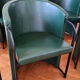 6 leather Club armchairs - Giovanni Erba Italy