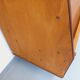 Vintage wooden display bookshelf with drawers from the 1960s.