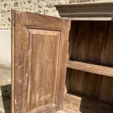 Enfilade basse bois brut , avec 4 portes , récupération de demeure indienne