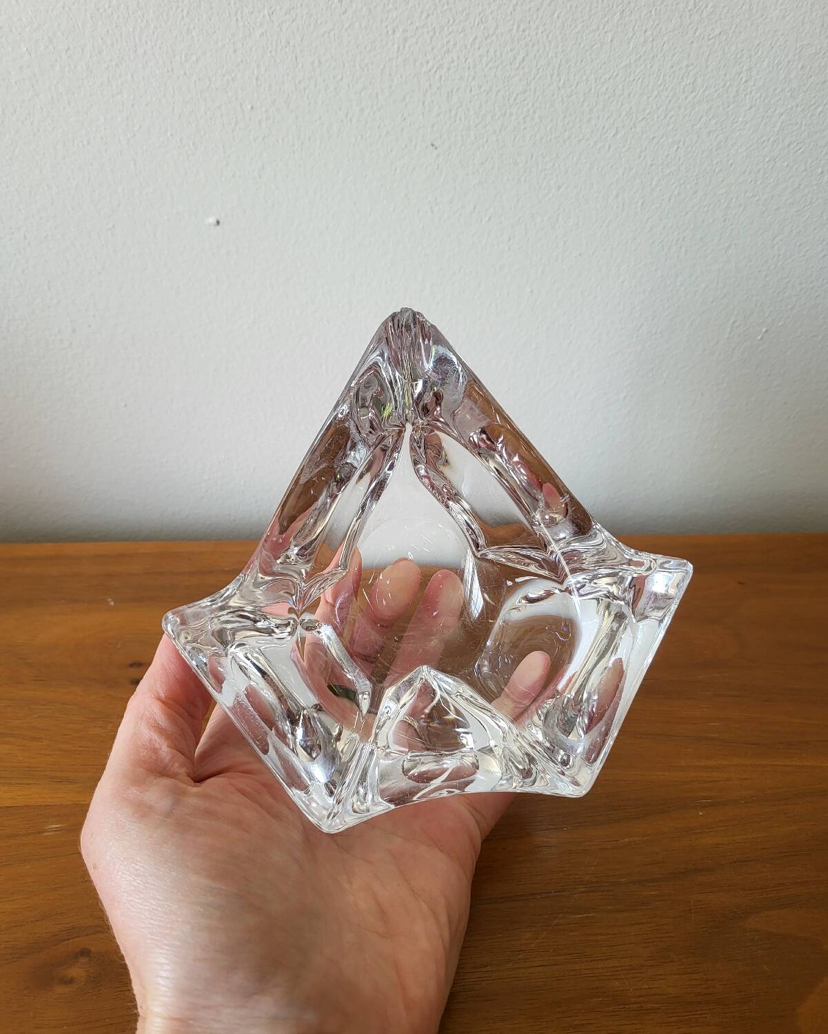 Daum France Crystal Pocket Ashtray