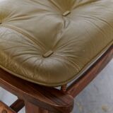 Jean Gillon "Jangada" Lounge Chair & Ottoman for Italma Wood Art, 1968