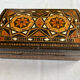 Inlaid wooden box