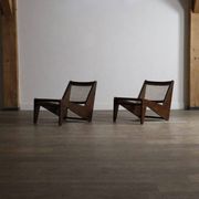 Pierre Jeanneret Kangaroo Chairs PJ-SI-59, India, 1955