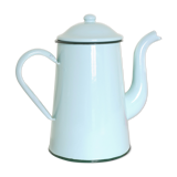 Old mint enamelled coffee maker