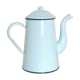Old mint enamelled coffee maker