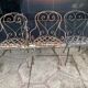 Wrought iron armchairs 1940