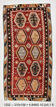 5x10 tribal handmade kilim rug, 156x310cm