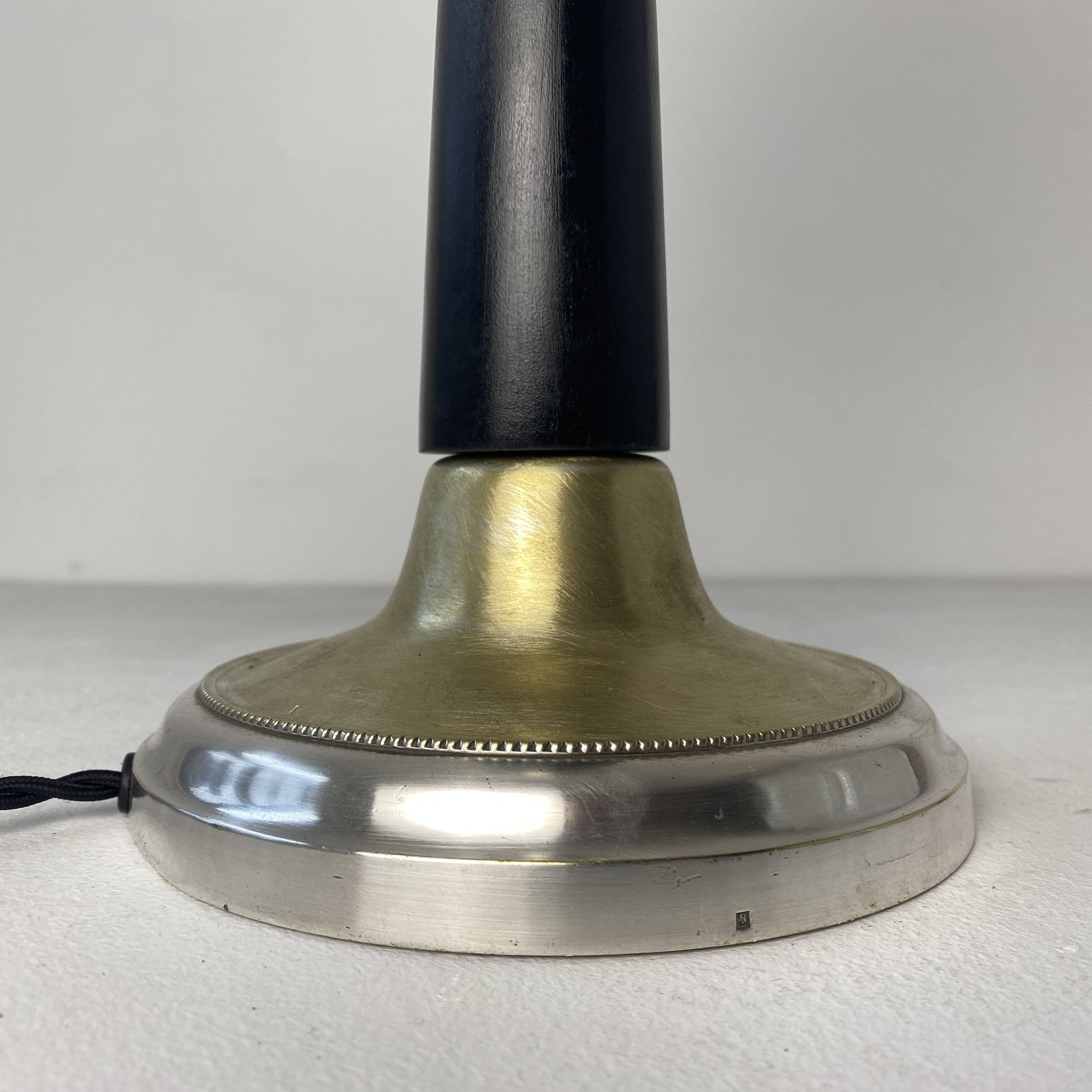 Old vintage art-deco table lamp